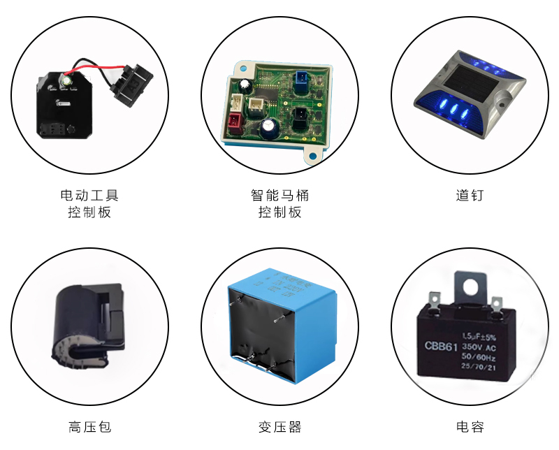雙頭落地式自動灌膠機（CCM模組）應用范圍